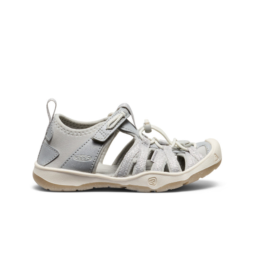 KEEN Little Kid's Moxie Closed Toe Casual Sandal Silver - 1018363-SILVER
