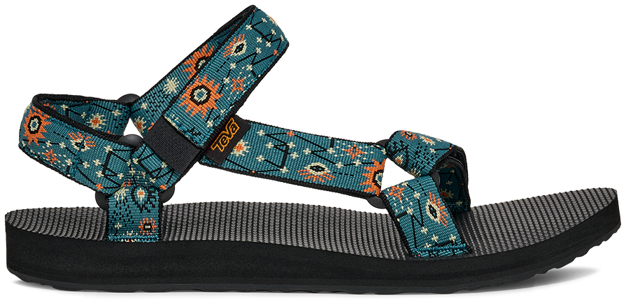 Teva Women's Original Universal Sandal Astronomy Blue Opal/Pale Lime Yellow - 1003987-ANMY