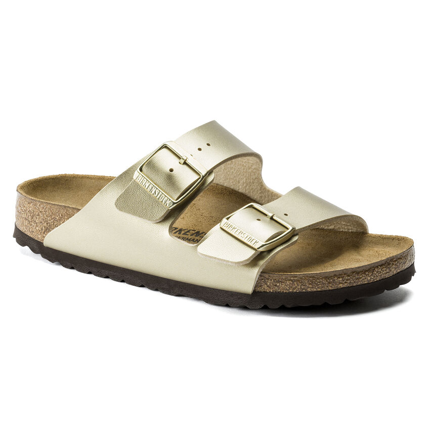 BIRKENSTOCK Women's Arizona Gold Birko-Flor (regular width) - 1016110