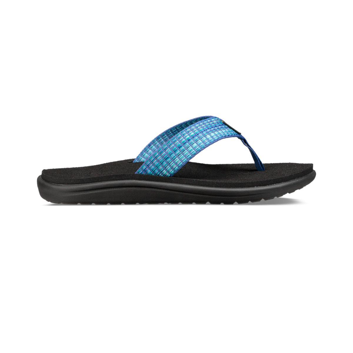 Teva Women's Voya Flip Sandal Bar Street Multi Blue - 1019040-BSMB