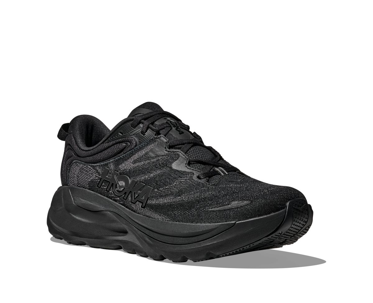 Hoka Men's Gaviota 6 X-Wide(4E) Running Shoe Black/Black - 1171936-BBLC