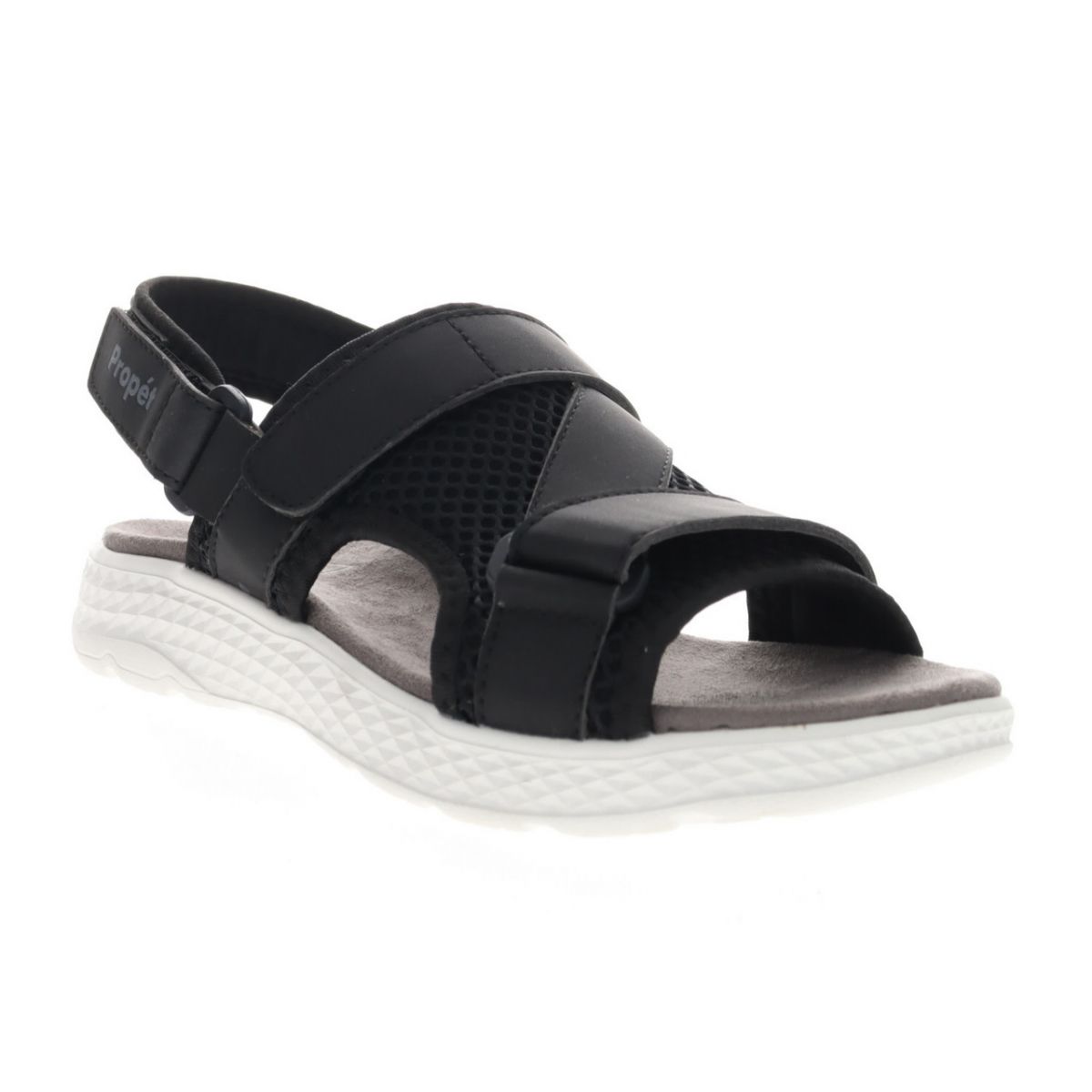 Propet Women's TravelActiv Sport Sandal Black - WST013PBLK