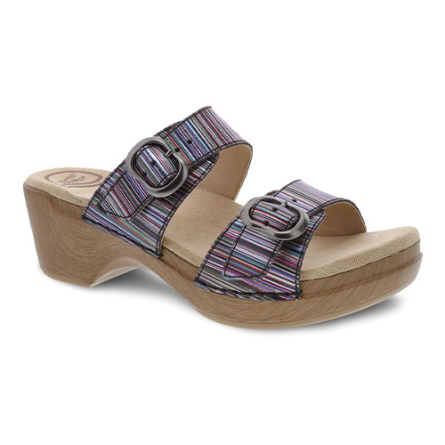 Dansko Women's Sophie Metallic Stripe Leather - 9841912200