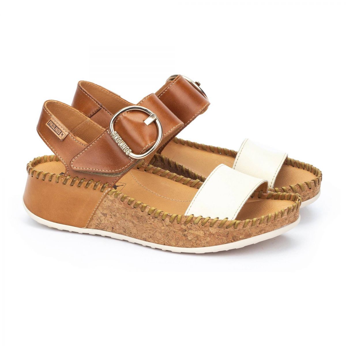 Pikolinos Women's Marina Platform Sandal Nata - W1C-0709C1-909