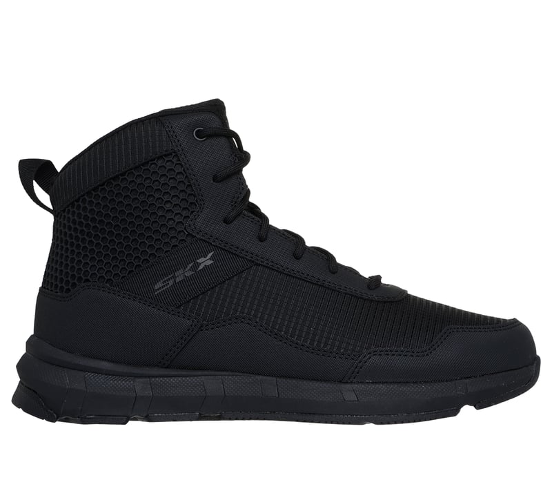 SKECHERS WORK Men's Work: Terradraft SR Soft Toe Tactical Work Boot Black - 200421-BLK