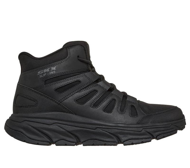 Skechers Men's 6 Inch Hands Free Military & Tactical Boot, BLK, 7