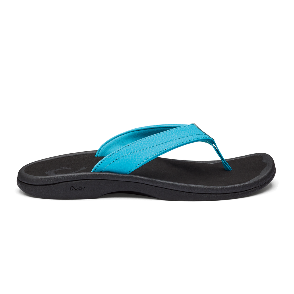 OluKai Women's Ohana Flip Turquoise/Onyx - 20110-9ROX