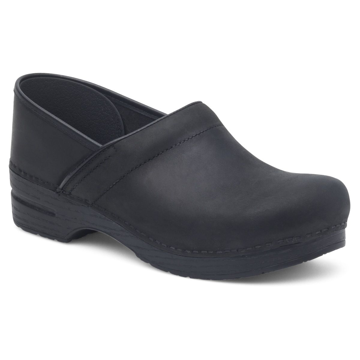 Dansko Men's Professional Clog Black Oiled Leather - 206020202-MENS