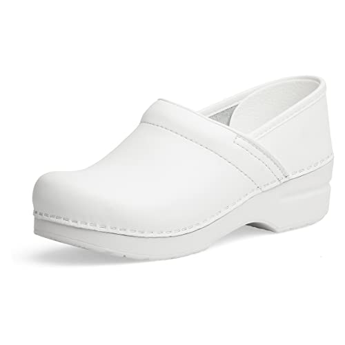 Dansko Women's Professional White Box Clog 5.5-6 Wide US
