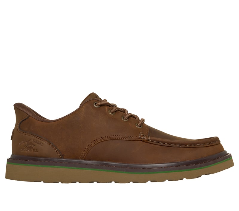 Skechers Men's John Deere Brockman Soft Moc Toe Relaxed fot Hand Free Slip Ins Industrial Shoe