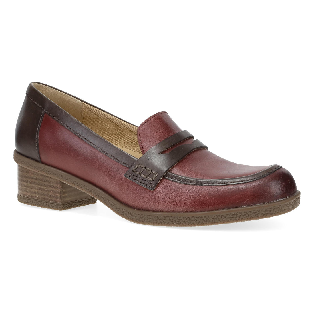 Dansko Danica Plum/Chocolate Waterproof Burnished Leather - 2934592300