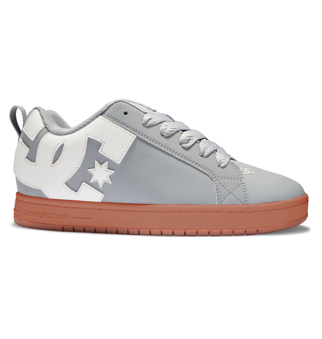 DC Shoes Men's Court Graffik Shoes Grey/Gum - 300529-2GG