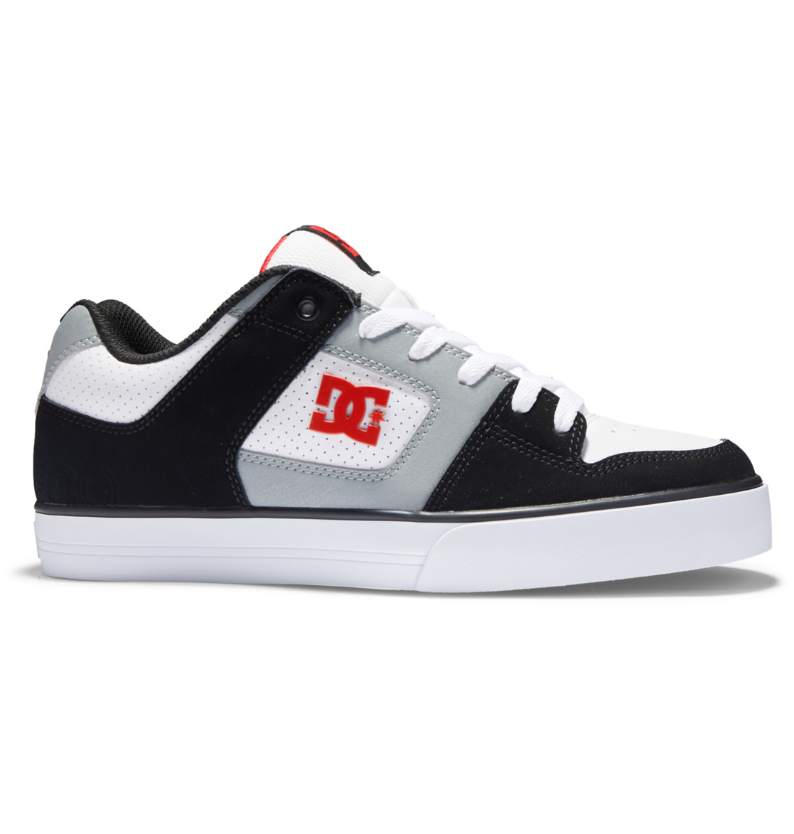 DC Shoes Men's Pure Shoes Black/White/Grey - 300660-XKWS