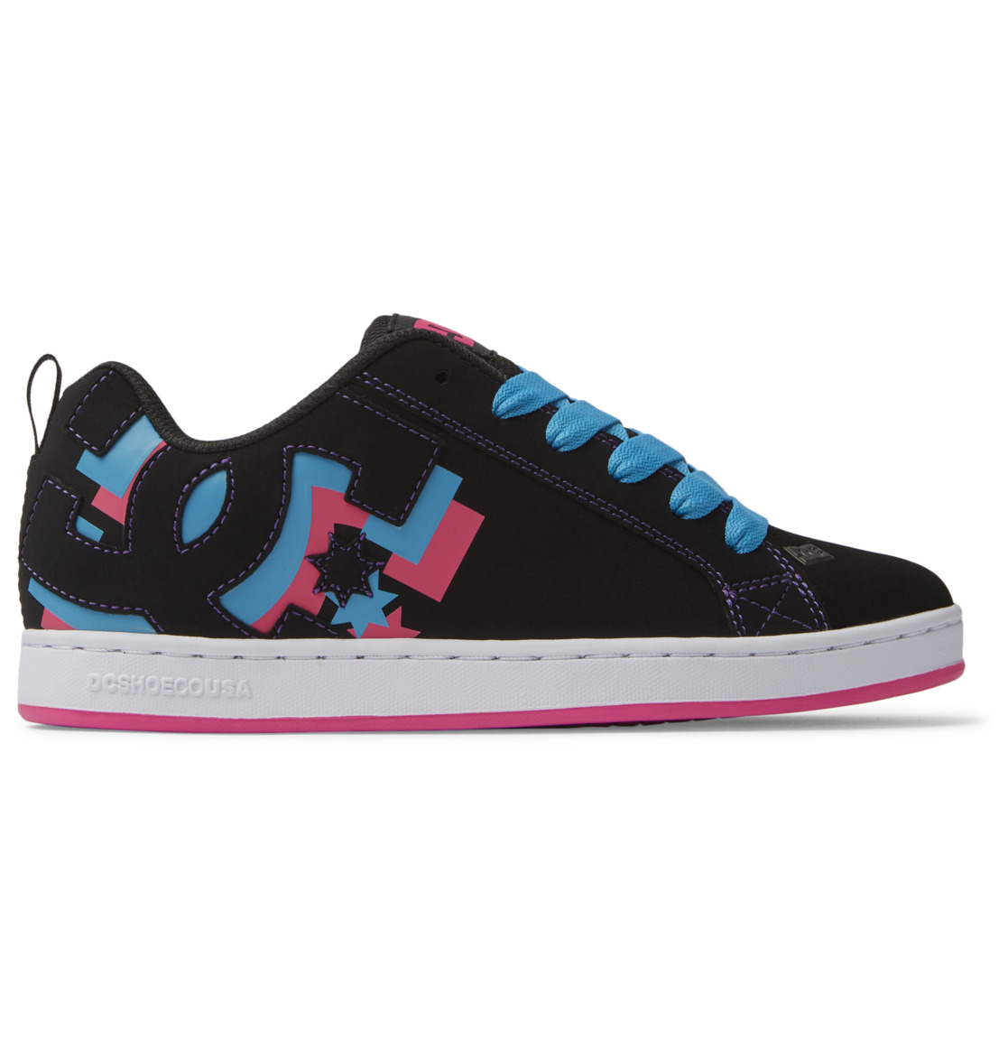 DC Shoes Women's Court Graffik Shoes Neon Lights - 300678-NEL