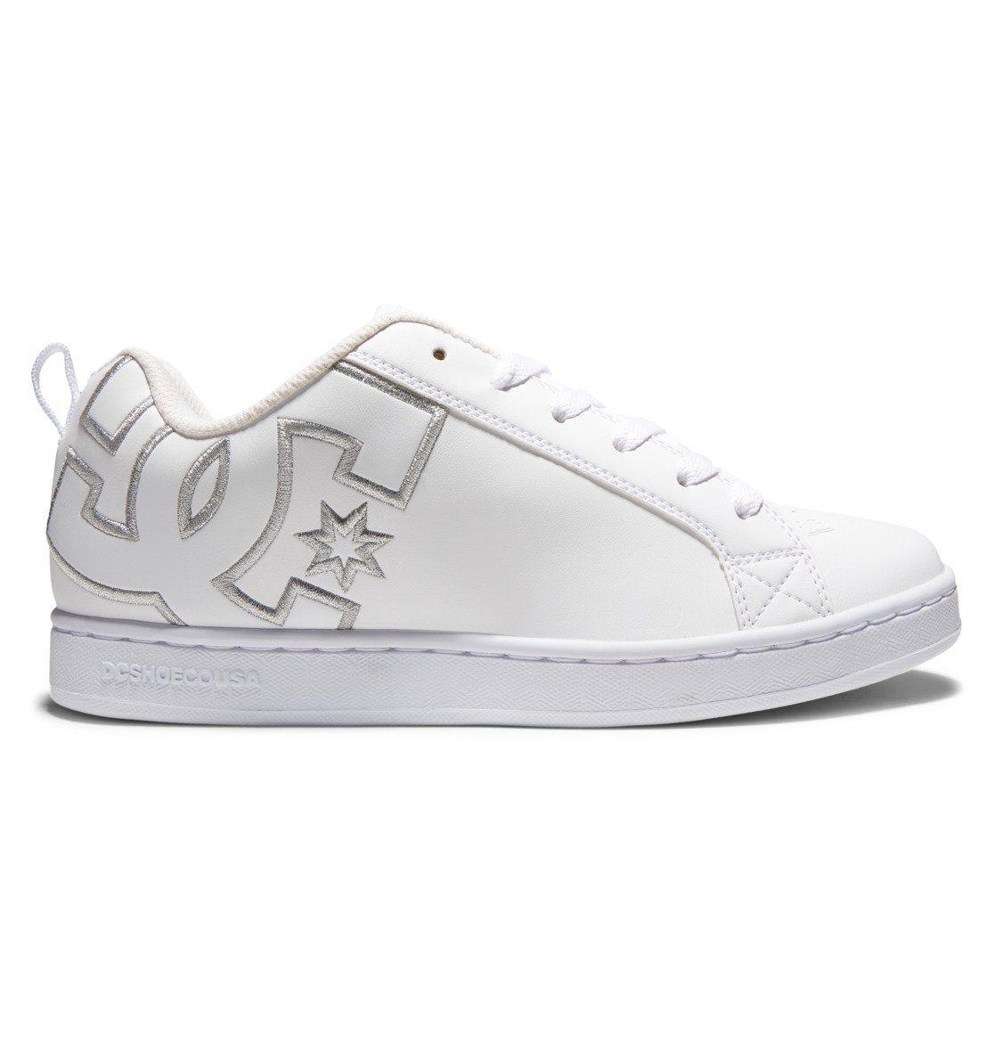DC Shoes Women's Court Graffik Shoes White/Grey - 300678-WGY