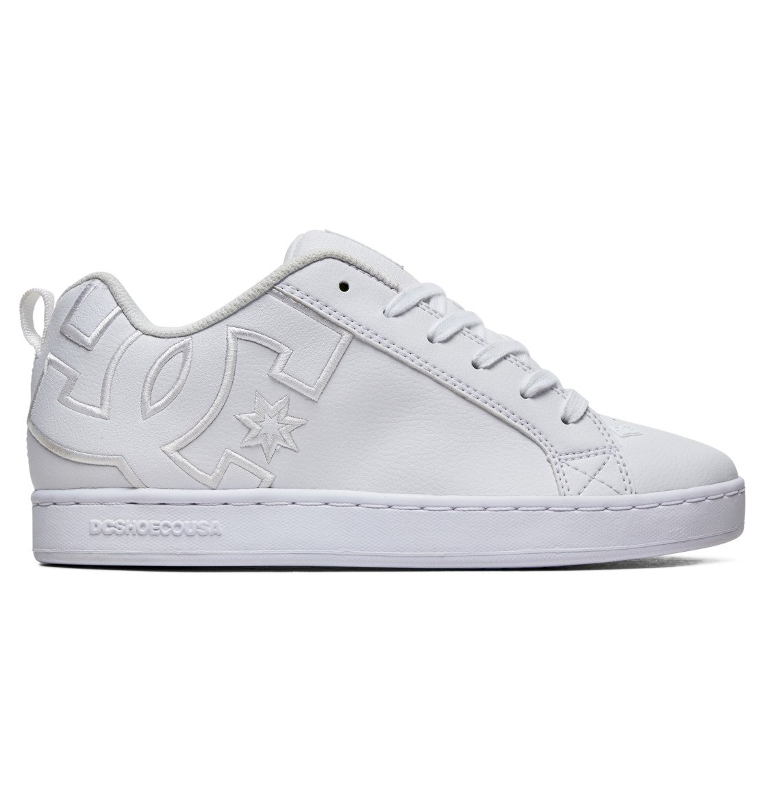 DC Shoes Women's Court Graffik Shoes White/White - 300678-WW0