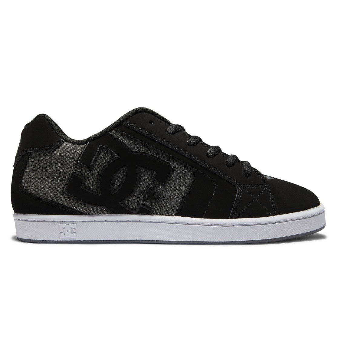 DC Shoes Men's Net Shoes Black/Armor/White - 302361-BMW