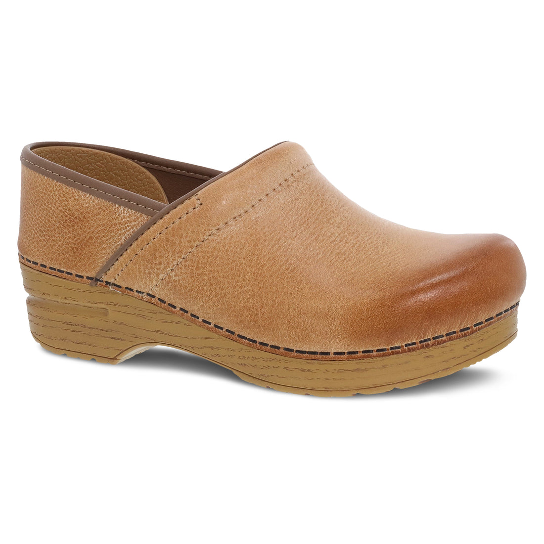 Dansko Men's Professional Clog Honey Distressed Leather - 306581464-MENS