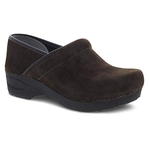 Dansko Women's XP 2.0 Clogs Chocolate Waterproof Suede - 3950780202