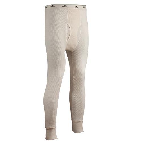Indera Men's Cotton Waffle Knit Heavyweight Thermal Underwear Pant