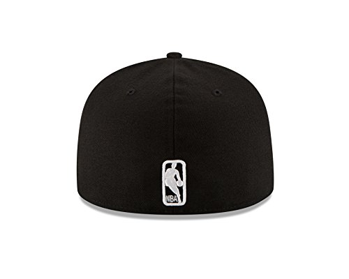 NBA Black & White 59Fifty Fitted Cap