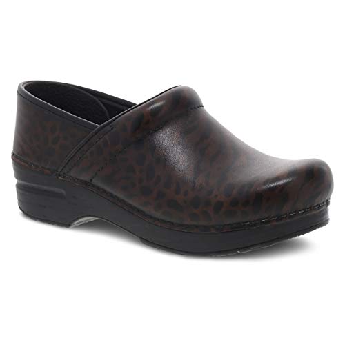 Dansko Women's Professional Clog Zebra Brush Off - 806180202