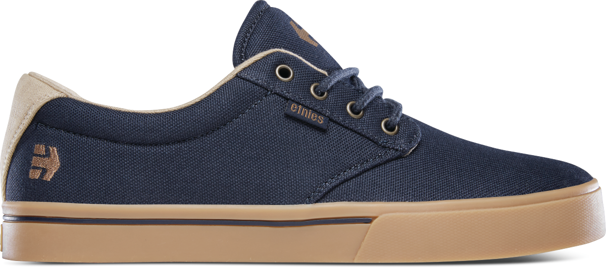 Etnies Men's Jameson 2 ECO Skate Shoe Navy/Gum/Gold - 4101000323-461