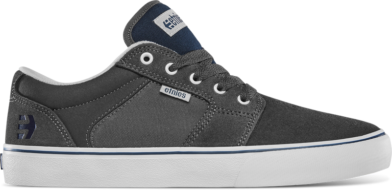 Etnies Men's Barge LS Skate Shoe Grey/Grey/Blue - 4101000351-074