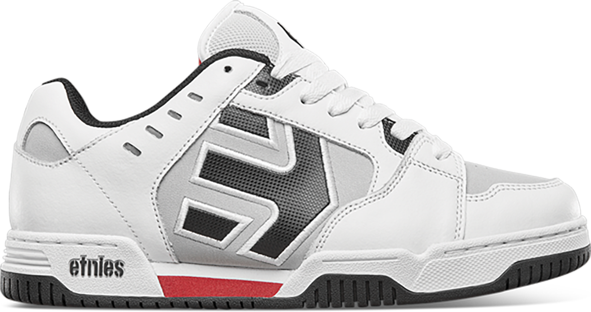 Etnies Men's Faze Skate Shoe White/Grey/Black - 4101000537-126