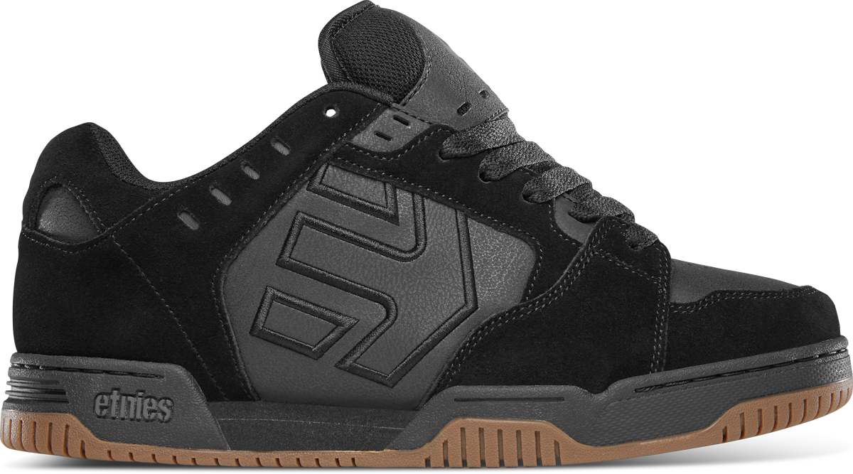 Etnies Men's Faze Skate Shoe Blck/Black/Gum - 4101000537-544