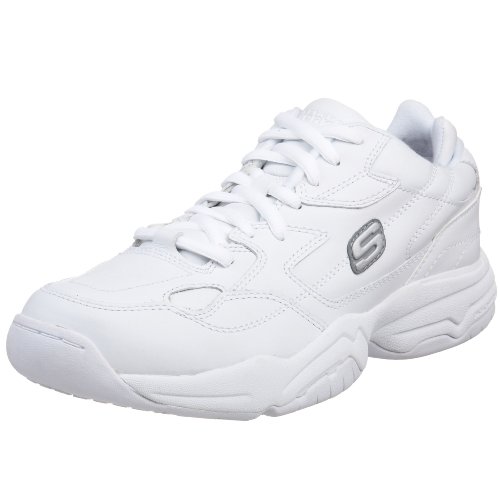 SKECHERS WORK Men's Keystone Soft Toe Slip Resistant Athletic Work Shoe White - 76690EW