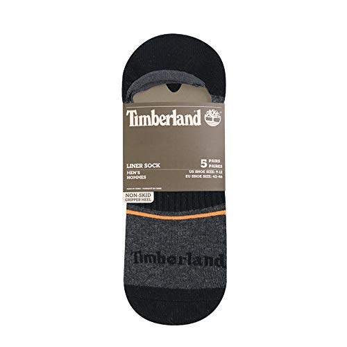 Timberland Men's 5-Pack No Show Liner Socks