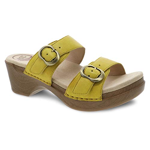 Dansko Women's Sophie Yellow Burnished Milled Leather - 9841472200