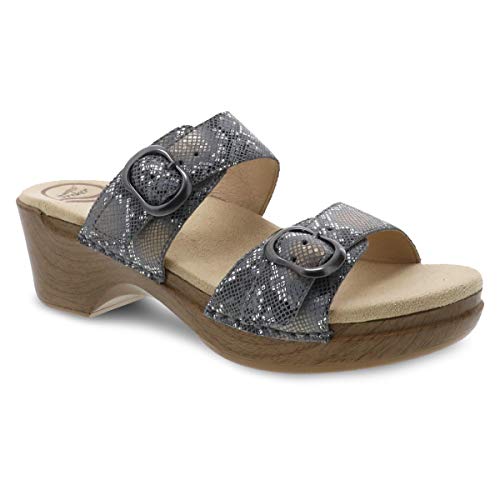 Dansko Women's Sophie Graphite Snake Leather - 9841822200