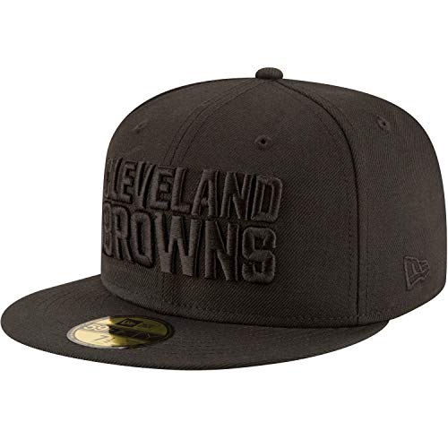 New Era Adult Men NFL Black 59FIFTY Fitted Cap