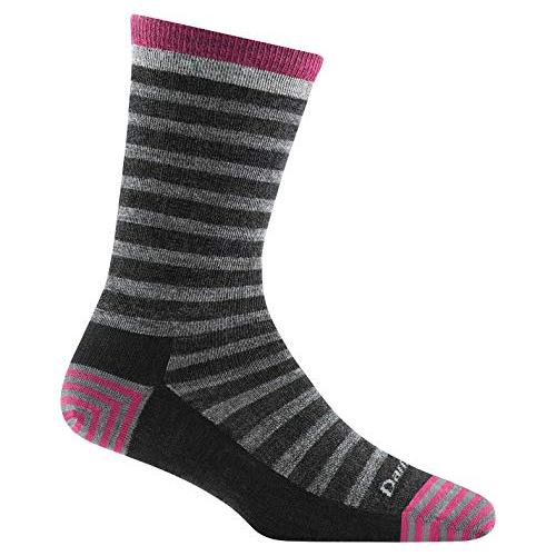 Darn Tough Women's Morgan Crew Lightweight Lifestyle Sock Charcoal - 6039-CHARCOAL