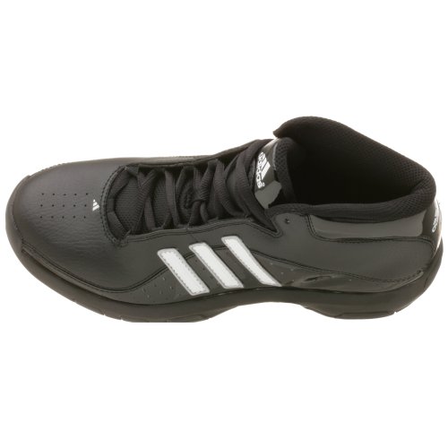 adidas Men's Blind Side 2 Basketball Shoe, Black/White/Silver, 12 M