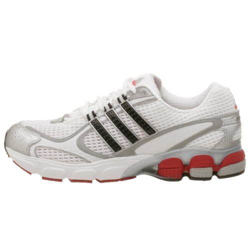 adidas Men's Response Cushion, White/Red/Silver