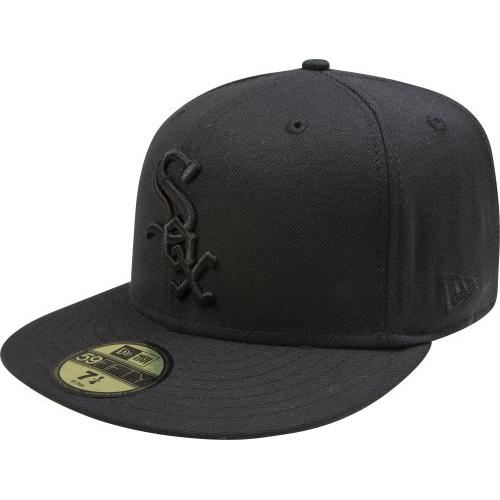 New Era MLB Black on Black 59FIFTY Fitted Cap