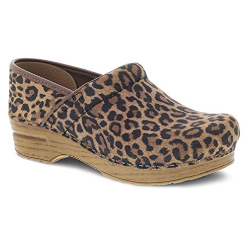 Dansko Women's Professional Clog Leopard Suede - 106081212