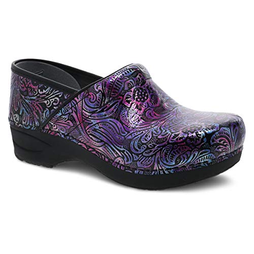 Dansko Women's XP 2.0 Clog Engraved Floral Patent Leather - 3950960202