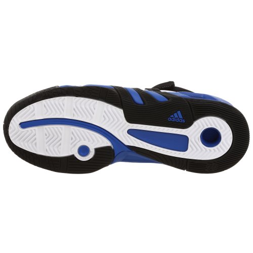 adidas Men's TS Commander Player Basketball Shoe,White/Black/Blue,10.5 M US