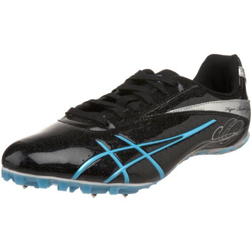 ASICS Women's Hyper-Rocketgirl SP 4 Track & Field Shoe Onyx/Turquoise - G153Y