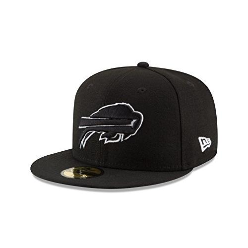 New Era Adult Men NFL Black with White 59FIFTY