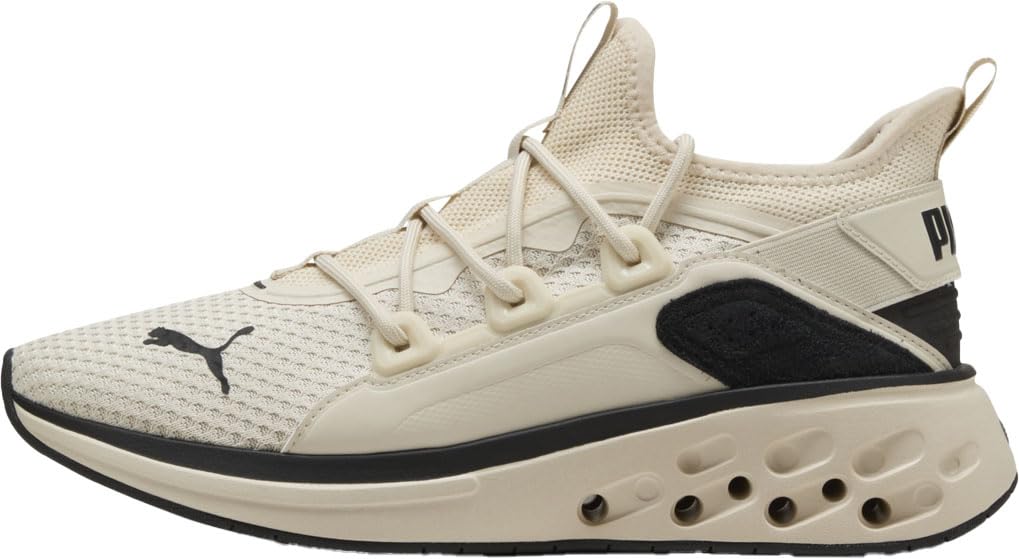 PUMA Mens Softride Frequence Lace Up Sneakers Shoes Casual - Off White - Size 14