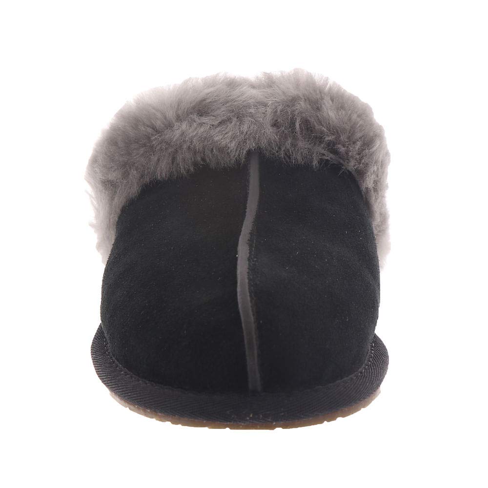 UGG Women's Scuffette Ii Slipper, Black/Grey, 07
