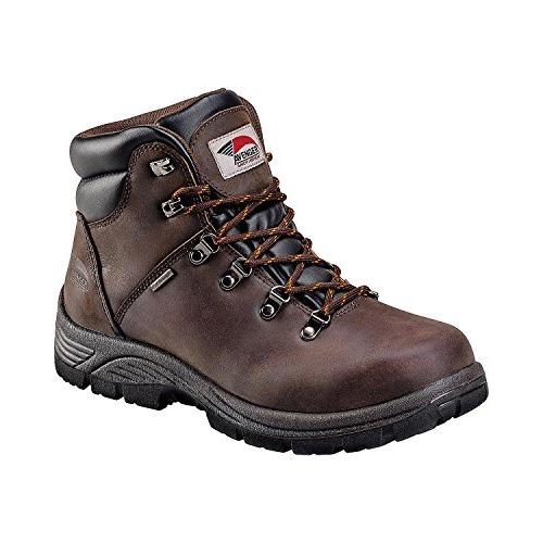 Avenger Men's 6" Framer Steel Toe Eh Waterproof Work Boots Brown - A7225