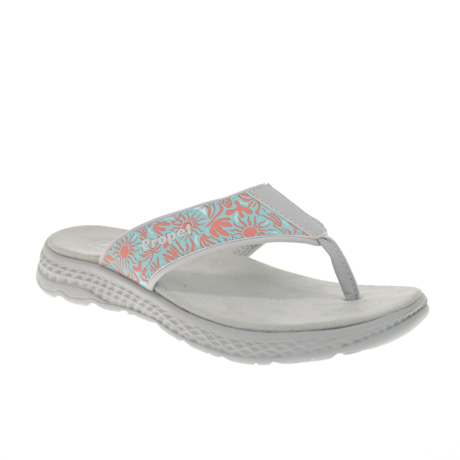 Propet Women's TravelActiv™ Adventure Thong Sandal Coral Summer - WST001PCOS