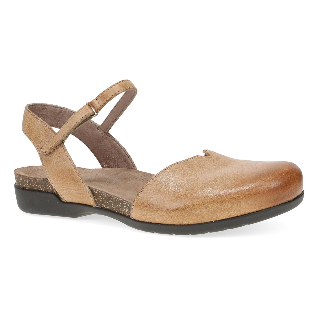 Dansko Women's Rowan Wide Honey Waxy Burnished Leather - 6032585300