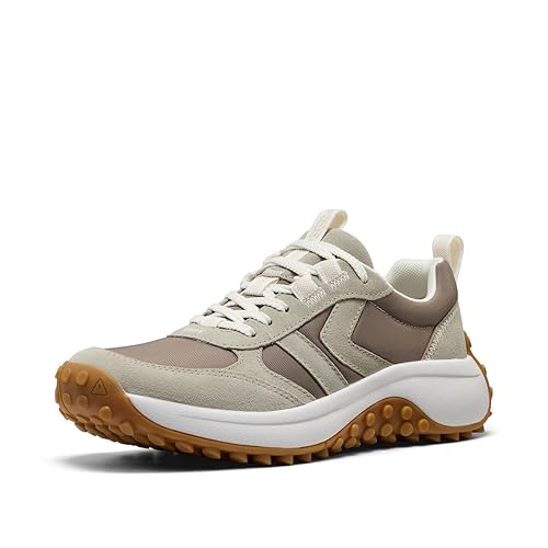 KEEN Women's KS86 Comfortable Durable Retro Style Sneakers, Abbey Stone/Brindle, 7.5
